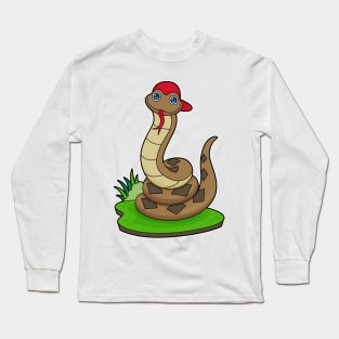 Snake Cap Long Sleeve T-Shirt